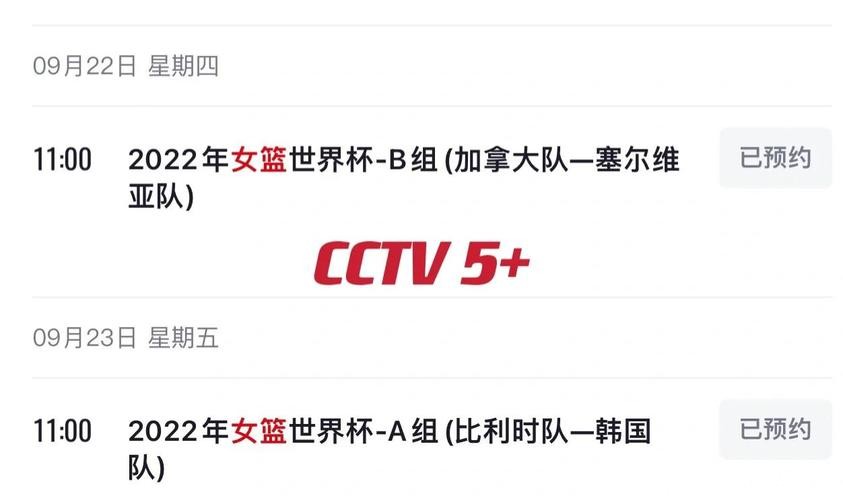 2023女篮世界杯直播观看指南 2023女篮世界杯直播观看指南